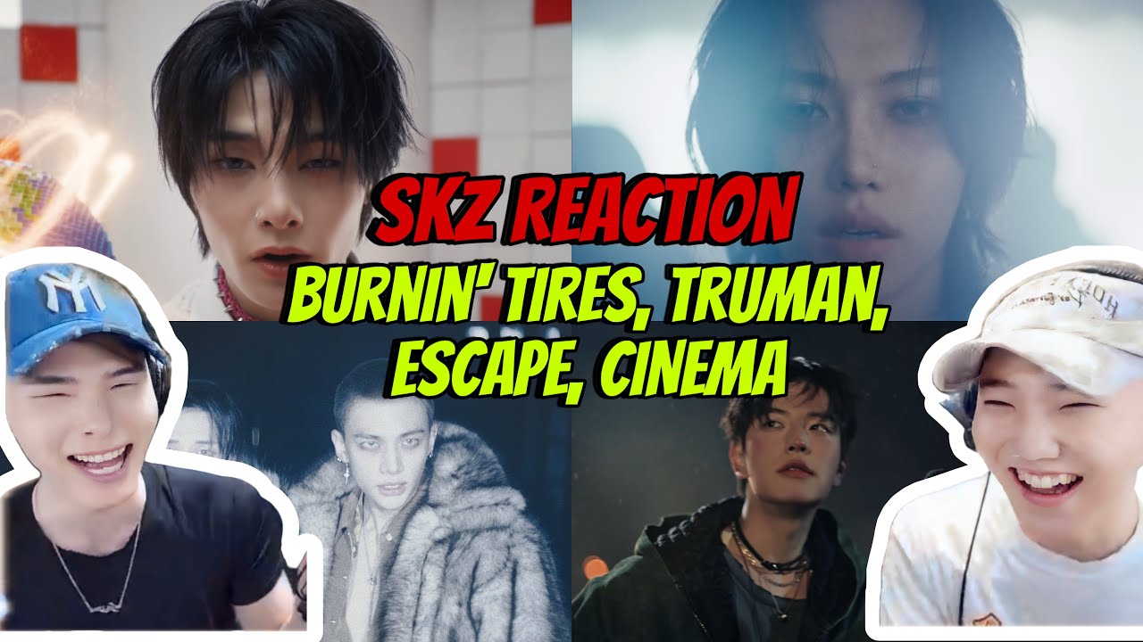 스트레이키즈(Stray Kids) [ESCAPE,CINEMA,Burning' Tires,Truman] 뮤비 리액션 MV REACTION
