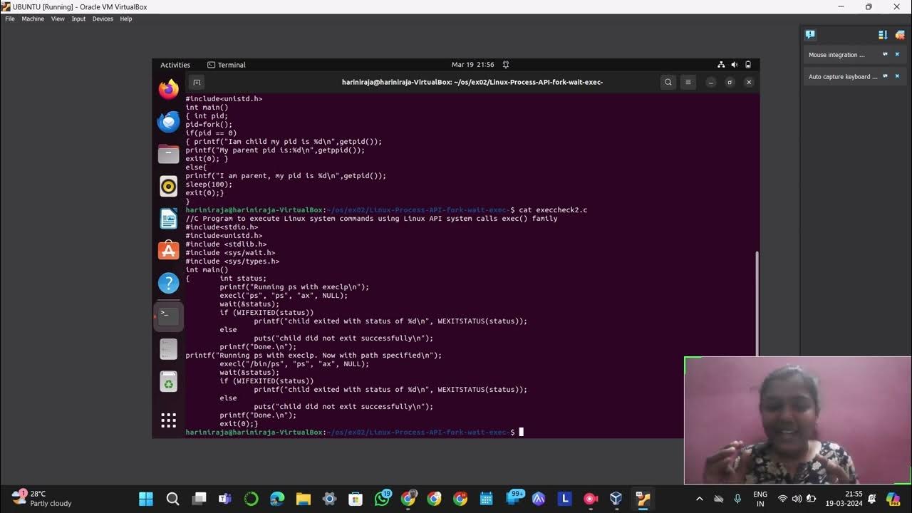 API SYSTEM CALLS USED IN OPERATING SYSTEM - YouTube