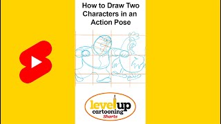 How to Draw Two Characters in an Action Pose