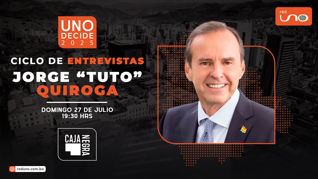 JORGE TUTO QUIROGA EN LA CAJA NEGRA DE UNO DECIDE