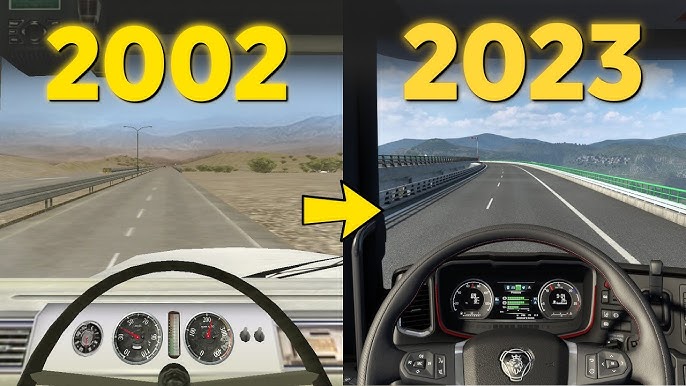 2012 vs 2023 - History of Euro Truck Simulator 2 