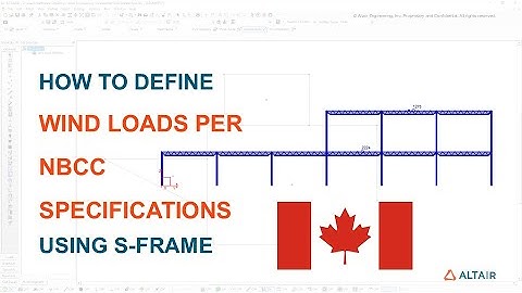 Automatic Wind Loading on Enclosed Structures using NBCC 2020 provisions in S-FRAME