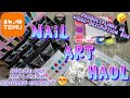 Temu nail art products haul  cheap shimmer polygel non stick builder gel neon pigments charms