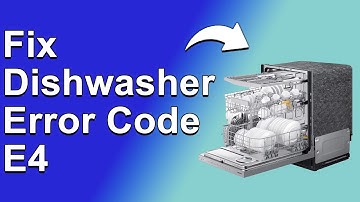 How To Fix The Dishwasher Error Code E4 - Meaning, Causes, & Solutions (Simple Solution!)