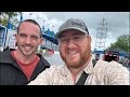 A warm rainy sunny cloudy day at cedar point