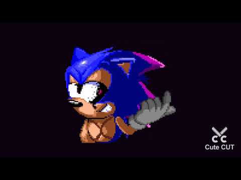 Sonic.exe FNF Final escape Pixel sprites animation test