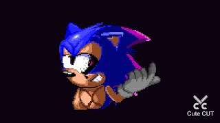 Sonic.exe FNF Final escape Pixel sprites animation test screenshot 5