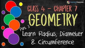 Circle - its Radius, Diameter and Circumference