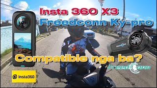 PAANO I CONNECT ANG FREEDCONN KY-PRO SA INSTA 360 X3 | BoKaLabz TV