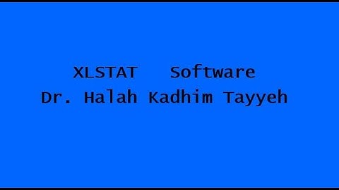 Homogeneity analysis test (XLSTAT 2022v.1)