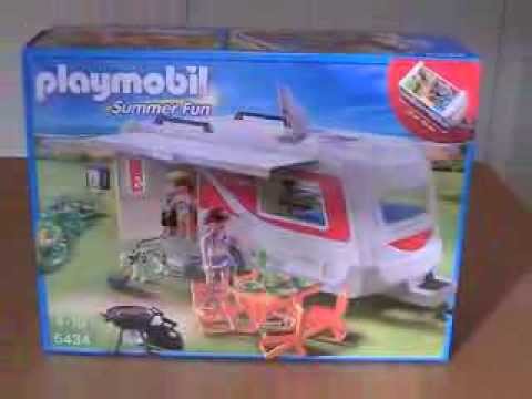 Playmobil 5434 Summer Fun Caravan Unboxing And Review 