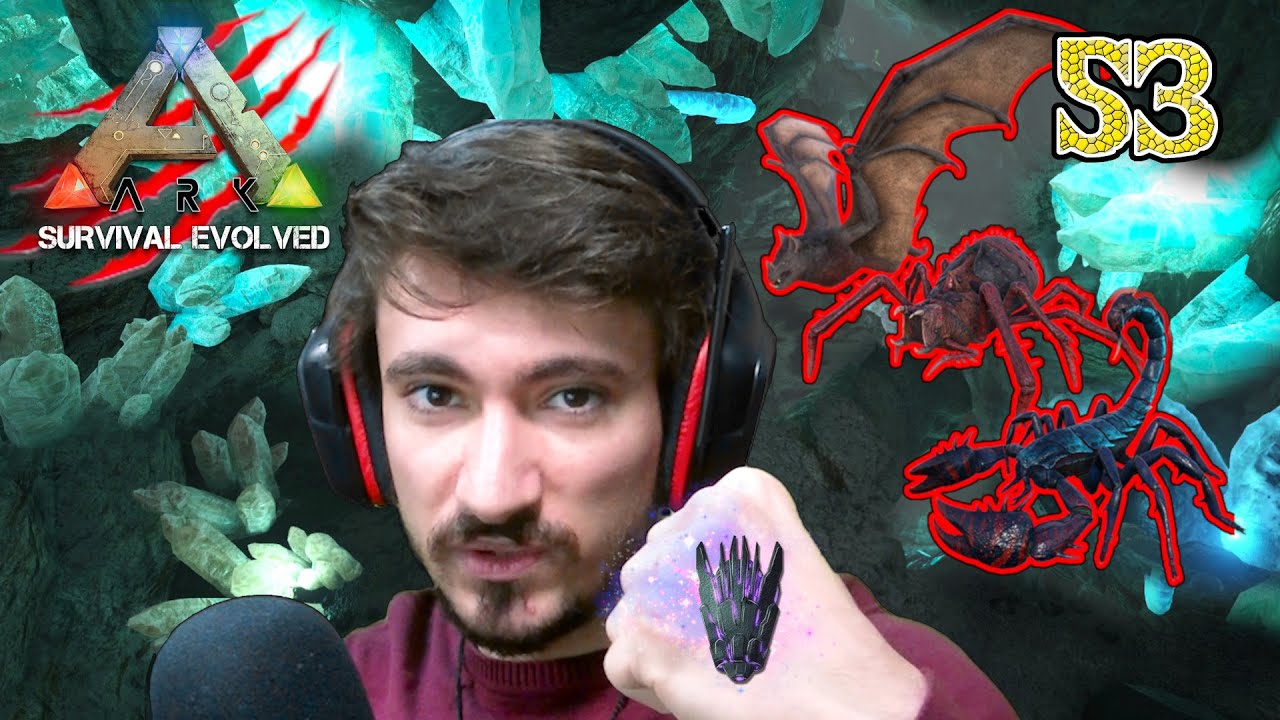 COMBAT DANS UNE GROTTE DE LA MORT POUR L'ARTEFACT DÉVOREUR !! [ARK