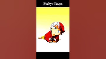 Byebye Touya 👋🏻😂#anime #myheroacademia #touya #todoroki #shoto #dabi #funny #memes #shorts