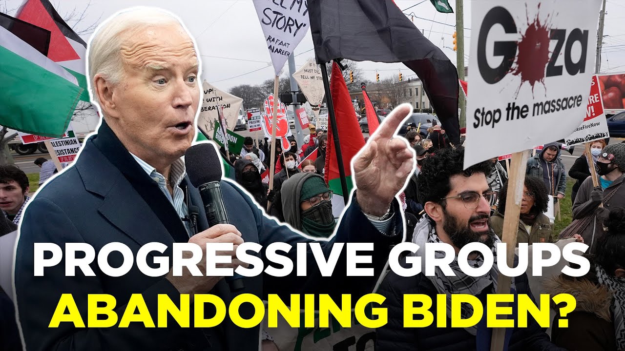 Michigan progressives angry over Gaza urge voters to ditch Biden in primary