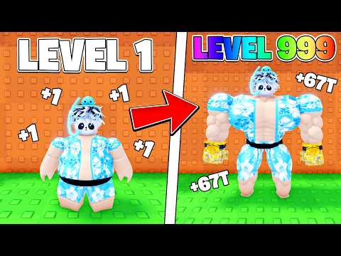 GRAŁEM 24H ŻEBY STAĆ SIĘ NAJSILNIEJSZYM W +1 MUSCLE EVOLUTION Roblox