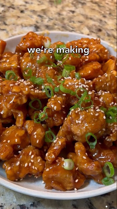 Better than takeout orange chicken 🍊🐔