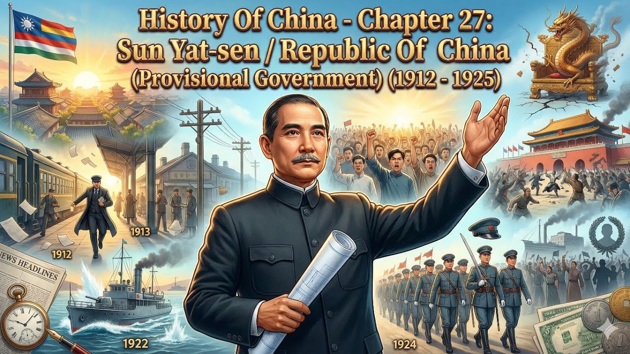 History of China - Chapter 27: Sun Yat-sen / Republic of China (Provisional Government) (1912-1925)