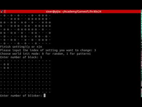 JdeRobot - Python Challenge - Game of Life