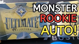 SILVER ROOKIE AUTO HIT! 19/20 Upper Deck Ultimate Collection Hobby Box Heat to Head