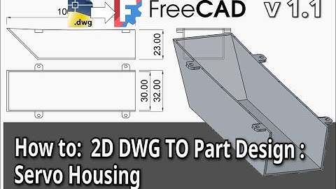 Leer hoe u DWG-bestanden kunt converteren naar 3D-printbare modellen met behulp van FreeCAD