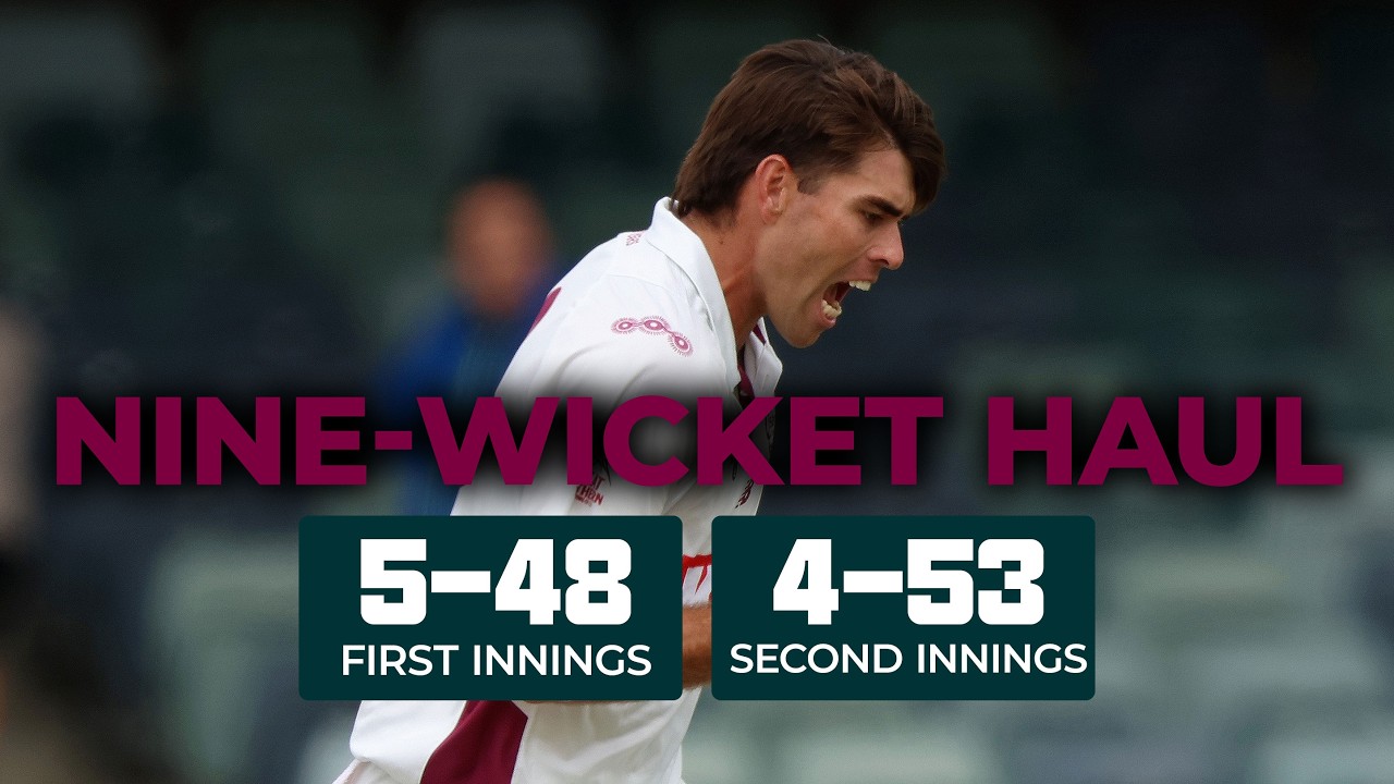 ALL NINE WICKETS: Bartlett valiant in Bulls defeat with big match haul | Sheffield Shield 2026-27