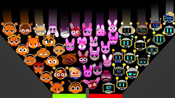 Sprunki Oren vs Pinki vs Fun Bot Team Marble Race In Algodoo — Who Will Win?