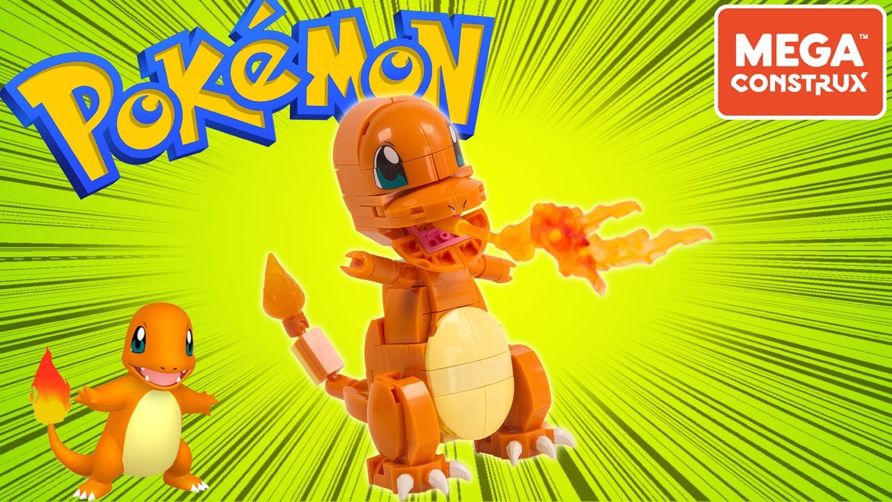 Pokémon - Mega Construx - Salamèche à construire - 180 pièces