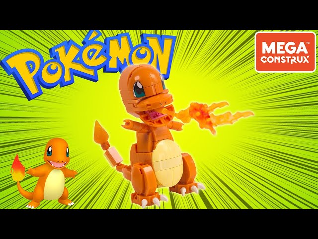 SALAMECHE en briques Mega Construx Lego Un Pokémon plutot réussi