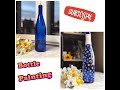 DIY bottle painting/ How to paint bottle easily/ Best out of waste/ Bottle painting tutorial.