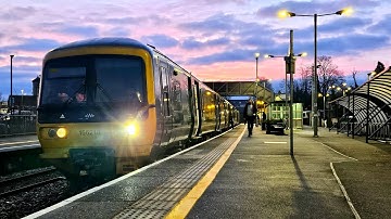 GWR Class 166 departing Trowbridge