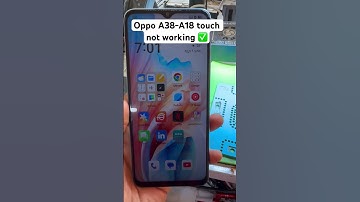 Oppo A38-A18 touch not working ✅