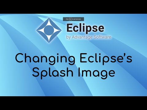 Changing Eclipse's Splash Image