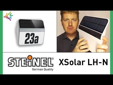 Steinel XSolar L2-S Solarleuchte Hausnummernleuchte Aussenleuchte Leuchte LED