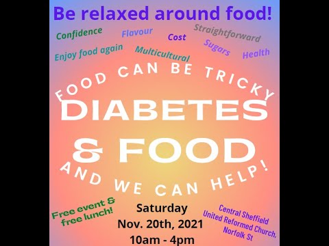Dr David Unwin, first of two talks at the DIABETES & FOOD event held on Saturday 20 November 2021