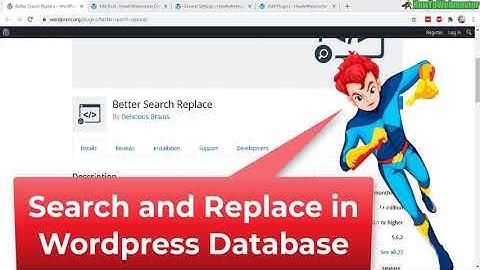 Bulk Search and Replace Text in Wordpress Post and Database
