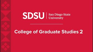 SDSU Commencement 2024 - College of Graduate Studies 2