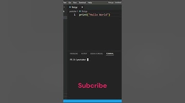 Python First Program HELLO WORLD #shorts #shortsvideo #python