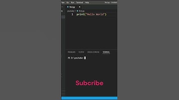Python First Program HELLO WORLD #shorts #shortsvideo #python