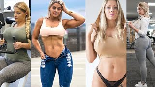 Mia sands || Beautiful female bodybuilder Gym Workout