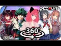 ASMR 360 VR *24/7 Livestream* | MHA, RWBY, YS, DDLC, SLEEPING & MORE