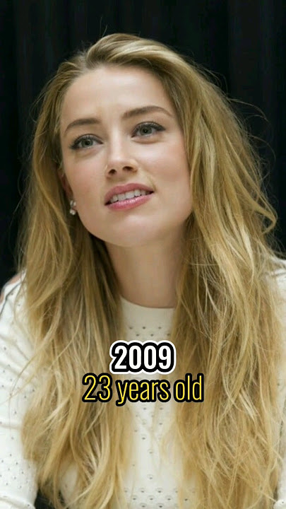 Amber Heard devolution(2024~2004) #shorts