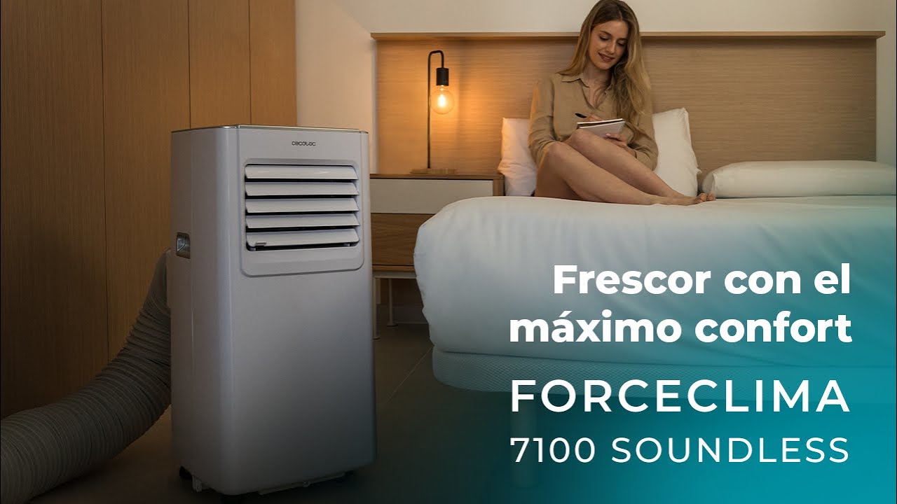 Ar condicionado port&aacute;til ForceClima 7100 Soundless de 7000 BTU