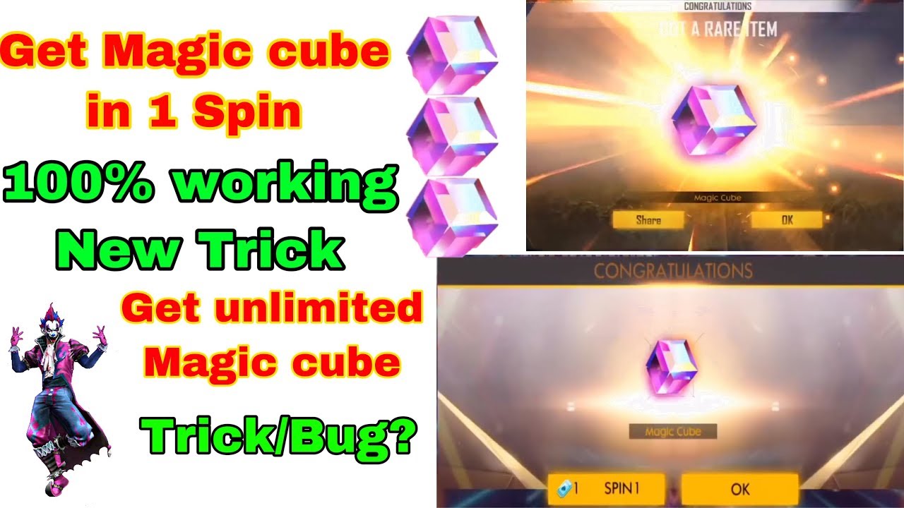 How to get magic cube in 1 spin free fire tricks tamil - 