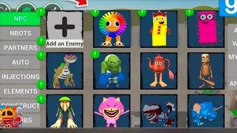 Nextbots in playground mod updated new yarnaby poppy playtime number blocks chasingnextbots