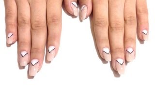HOW TO: Inverted Triangle Nails ♥