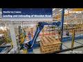 AI-Powered Sim-to-Real Vision:  Loading and Unloading of Wooden Stool