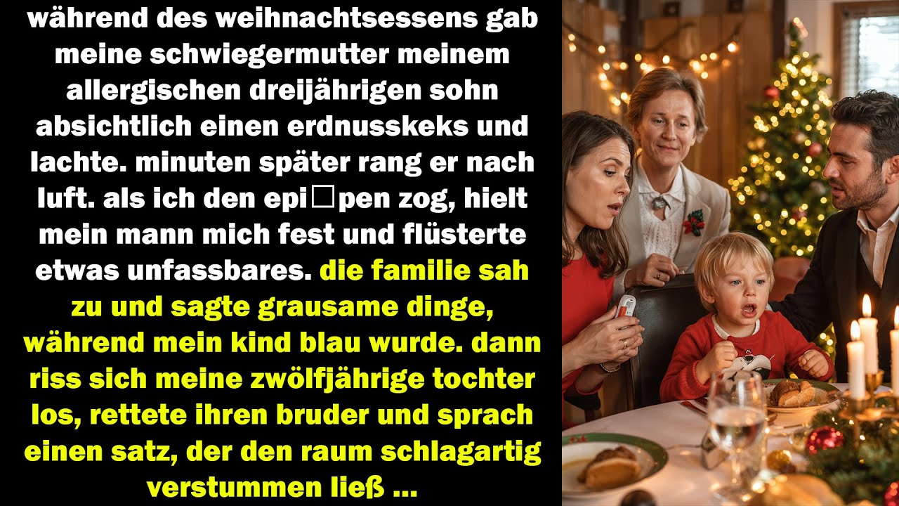 mein sohn erstickte am tisch doch was meine tochter dann sagte ließ den raum schockiert verstummen