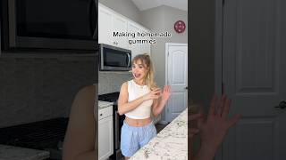 Making homemade gummies
