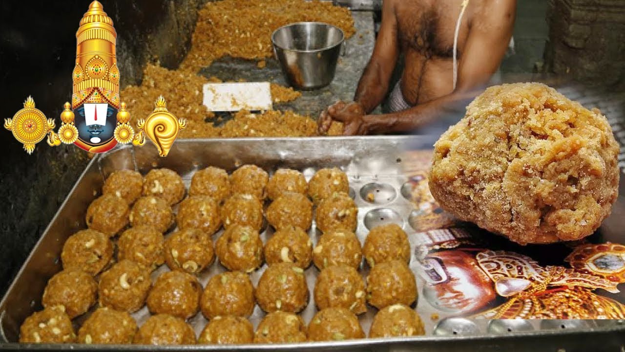 Making Of Special Tirumala Tirupati Laddu Recipe World Famous Indian Sweet Live Food Youtube