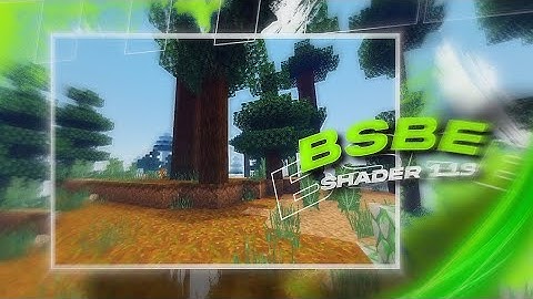 BSBE SHADER for mcpe 1.19+ render dragon support #skillartz#support#render#minecraft #shaders